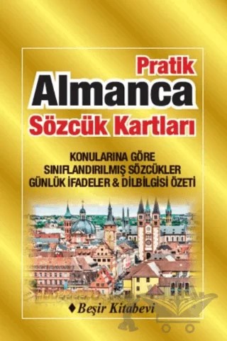 Pratik Almanca Sözcük Kartları – B. Orhan Doğan – Beşir Kitabevi kitap kapağı