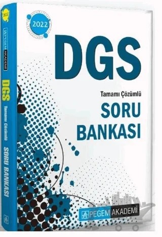 2022 DGS Tamamı Çözümlü Soru Bankası – Kolektif – Pegem Akademi Yayıncılık kitap kapağı