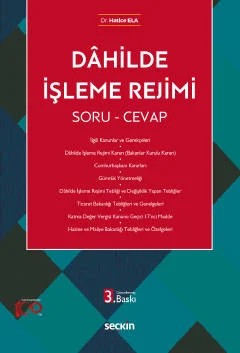 Dâhilde İşleme Rejimi Soru & Cevap – Hatice Ela – Seçkin Yayıncılık kitap kapağı
