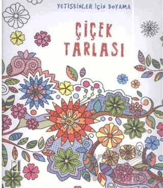 Çiçek Tarlası - Yetişkinler İçin Boyama – Kolektif – Damla Yayınevi kitap kapağı