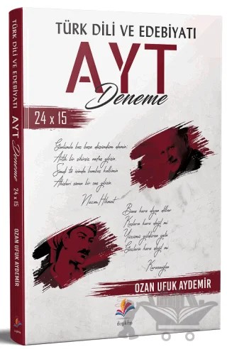 AYT Türk Dili ve Edebiyatı 15 Deneme Sınavı – Ozan Ufuk Aydemir – Dizgi Kitap kitap kapağı