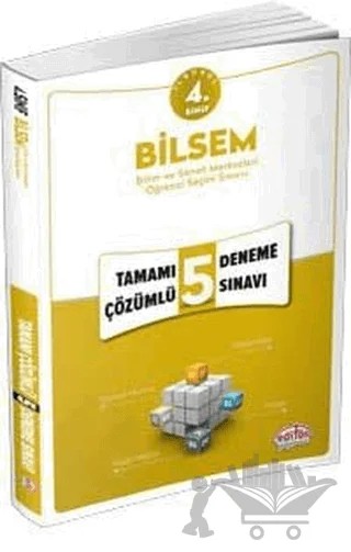 4. Sınıf Bilsem Çözümlü 5 Deneme Sınavı – Kolektif – Editör Yayınevi kitap kapağı