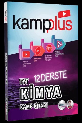 Kampplus 12 Derste TYT Kimya Kampı – Kolektif – Tonguç Akademi kitap kapağı