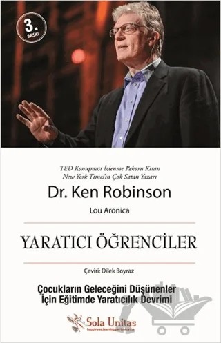 Yaratıcı Öğrenciler – Ken Robinson – Sola Unitas kitap kapağı