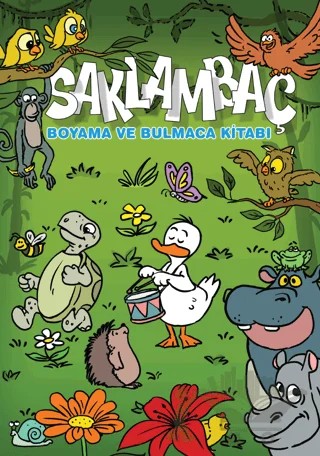 Saklambaç Boyama ve Bulmaca Kitabı – Kolektif – EDAM kitap kapağı