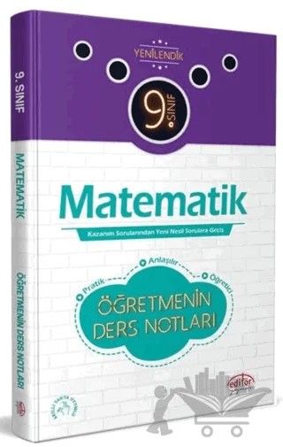 9. Sınıf Matematik Öğretmenin Ders Notları – Kolektif – Editör Yayınevi kitap kapağı