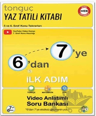 6'dan 7'ye Hazırlık Kitabı – Kolektif – Tonguç Akademi kitap kapağı