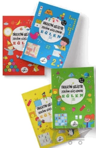 Dikkatini Geliştir, Zekanı Güçlendir ve Eğlen 6-7 Yaş (4 Kitap) Set – Kolektif – Çocuk Gezegeni kitap kapağı