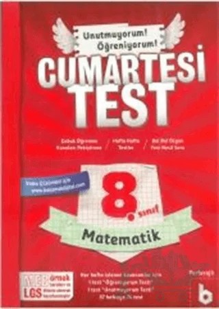 8. Sınıf Cumartesi Test Matematik – Kolektif – Basamak Yayınları kitap kapağı