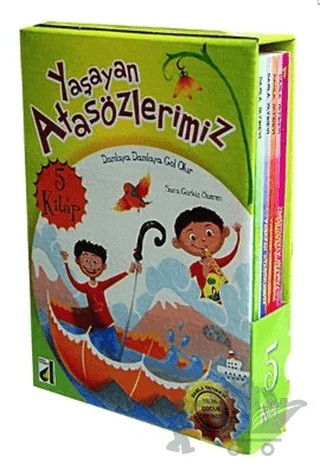 Yaşayan Atasözlerimiz (5 Kitap Takım) – Sara Gürbüz Özeren – Damla Yayınevi kitap kapağı