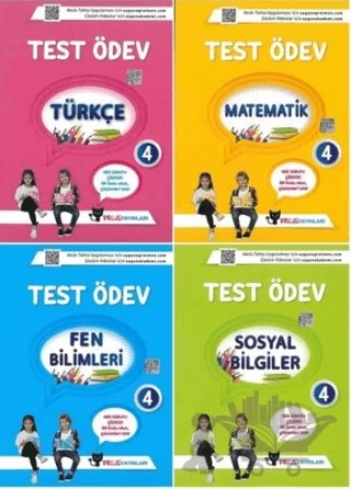 4. Sınıf Test Ödev Seti 4 Kitap – Kolektif – Proje Yayınları kitap kapağı
