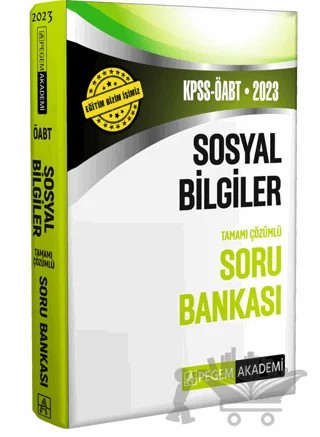 2023 KPSS ÖABT Sosyal Bilgiler Soru Bankası – Kolektif – Pegem Akademi Yayıncılık kitap kapağı