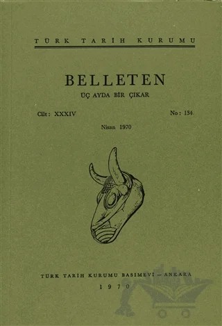 Belleten Sayı: 134 Cilt: 34 – Türk Tarih Kurumu Yayınları kitap kapağı