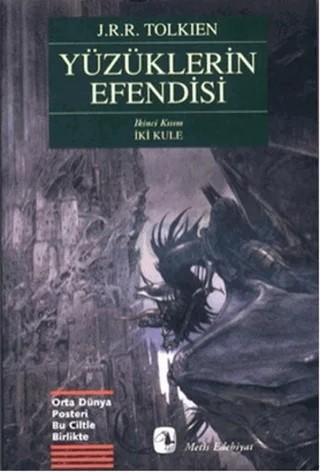 Yüzüklerin Efendisi İkinci Kısım İki Kule – J. R. R. Tolkien – Metis Yayınları kitap kapağı