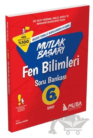 6. Sınıf Fen Bilimleri Soru Bankası – Osman Hare – Muba Yayınları kitap kapağı