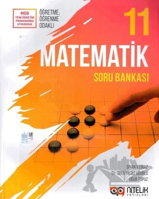 Nitelik 11. Sınıf Matematik Soru Kitabı – Sefa Yıldız Uğurlu, Sinan Yılmaz, Uğur Topuz – Nitelik Yayınları - Bayilik kitap kapağı