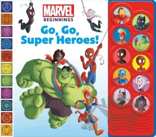 Marvel Beginnings: Go, Go, Super Heroes! – Kolektif – Pi Kids kitap kapağı