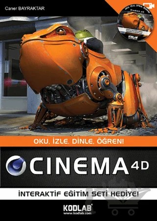 Cinema 4D – Caner Bayraktar – Kodlab Yayın Dağıtım kitap kapağı