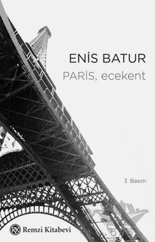 Paris, Ecekent – Enis Batur – Remzi Kitabevi kitap kapağı