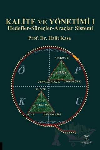 Kalite ve Yönetimi I - Hedefler-Süreçler-Araçlar Sistemi – Halit Kasa – Akademisyen Kitabevi kitap kapağı