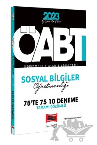 Yargı Yayınları 2023 KPSS ÖABT Sosyal Bilgiler Öğretmenliği Tamamı Çözümlü 10 Deneme – Kolektif – Yargı Yayınevi kitap kapağı