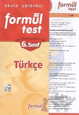 6. Sınıf Türkçe Yaprak Test – Kolektif – Formül Yayınları kitap kapağı
