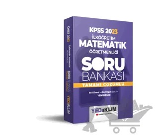 2023 ÖABT İlköğretim Matematik Öğretmenliği Tamamı Çözümlü Soru Bankası – Kolektif – Yediiklim Yayınları kitap kapağı