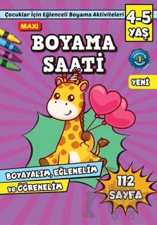 Maxi Boyama Saati 12 – İlhan Arlı – Maxi Yayıncılık kitap kapağı