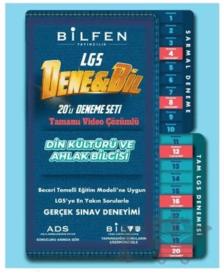 8. Sınıf Denebil Din Kültürü 20'li Deneme Seti – Kolektif – Bilfen Yayıncılık kitap kapağı