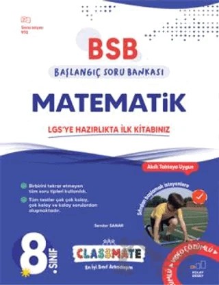 8. Sınıf Classmate Başlangıç Matematik Soru Bankası – Kolektif – Okyanus Yayınları kitap kapağı