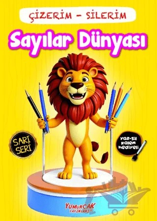 Çizerim Silerim - Sayılar Dünyası – Kolektif – Yumurcak Yayınları kitap kapağı