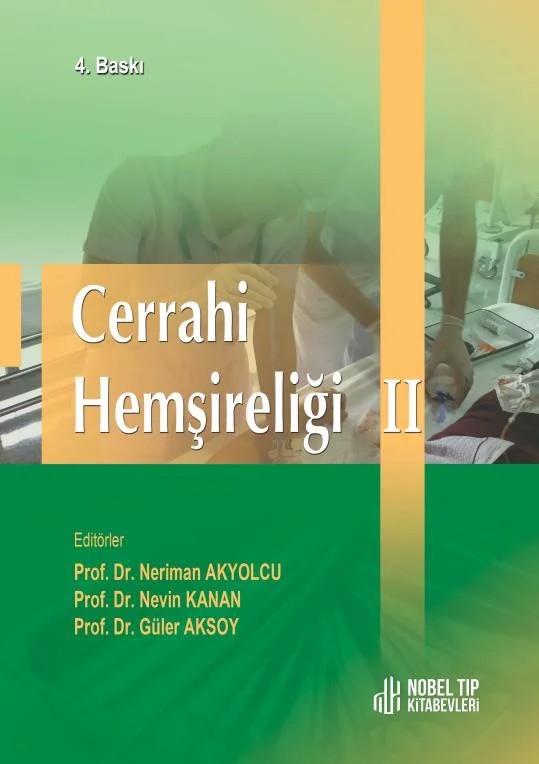 Cerrahi Hemşireliği-2 4.Baskı – Nobel Tıp Kitabevleri kitap kapağı
