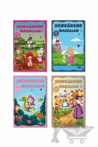 Rengarenk Masallar Seti (4 Kitap Takım) 4 – Kolektif – Baloncuk kitap kapağı