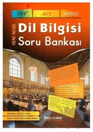 Dil Bilgisi Soru Bankası – Kolektif – Tercih Akademi Yayınları kitap kapağı