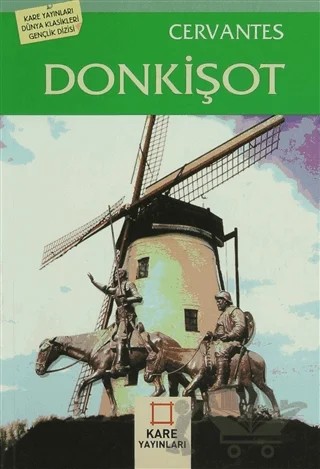 Donkişot – Miguel de Cervantes Saavedra – Kare Yayınları kitap kapağı