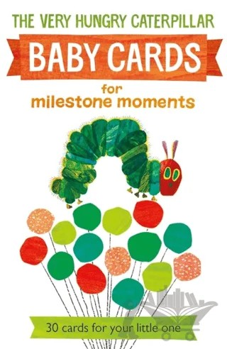 Very Hungry Caterpillar Baby Cards For Milestone Moments – Eric Carle – Puffin Books kitap kapağı