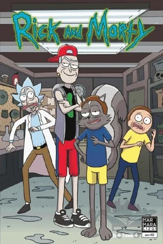 Rick and Morty 43 – Zac Gorman – Marmara Çizgi kitap kapağı