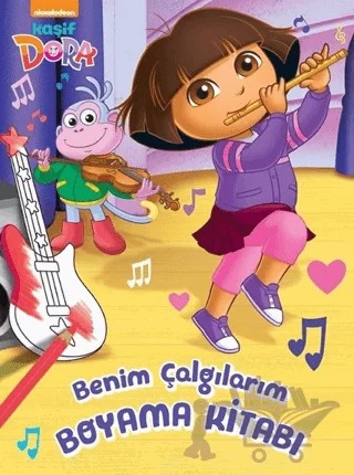 Kaşif Dora Benim Çalgılarım Boyamam Kitabı – Kolektif – Doğan Egmont Yayıncılık kitap kapağı