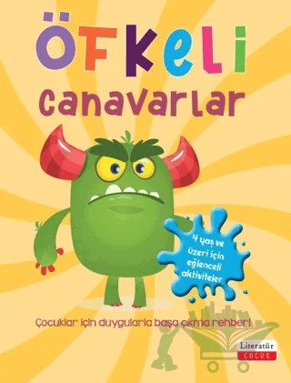 Öfkeli Canavarlar – Anna Prudente-Poulton – Literatür Çocuk kitap kapağı