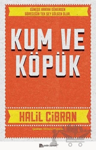 Kum ve Köpük – Halil Cibran – Sander Yayınları kitap kapağı