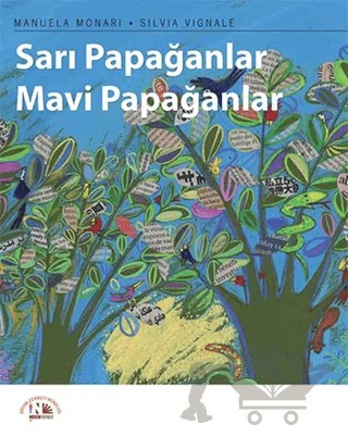 Sarı Papağanlar Mavi Papağanlar – Manuela Monari – Nesin Yayınevi kitap kapağı