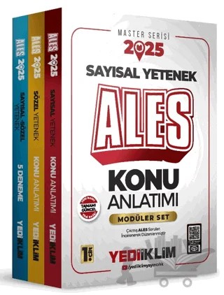 2025 ALES Modüler Set – Kolektif – Yediiklim Yayınları kitap kapağı