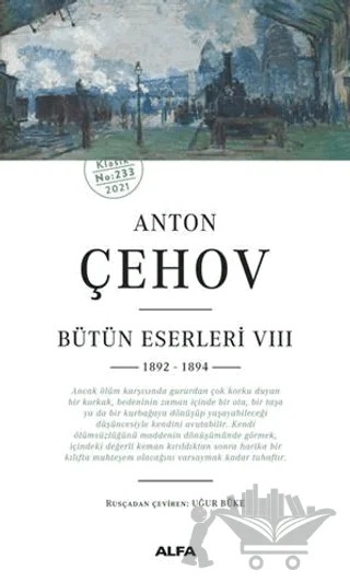 Anton Çehov Bütün Eserleri VIII – Anton Çehov – Alfa Yayınları kitap kapağı