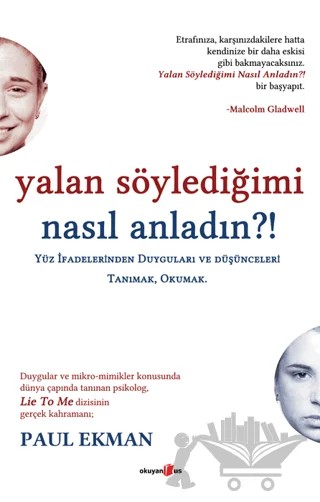 Yalan Söylediğimi Nasıl Anladın?! – Paul Ekman – Okuyan Us Yayınları kitap kapağı