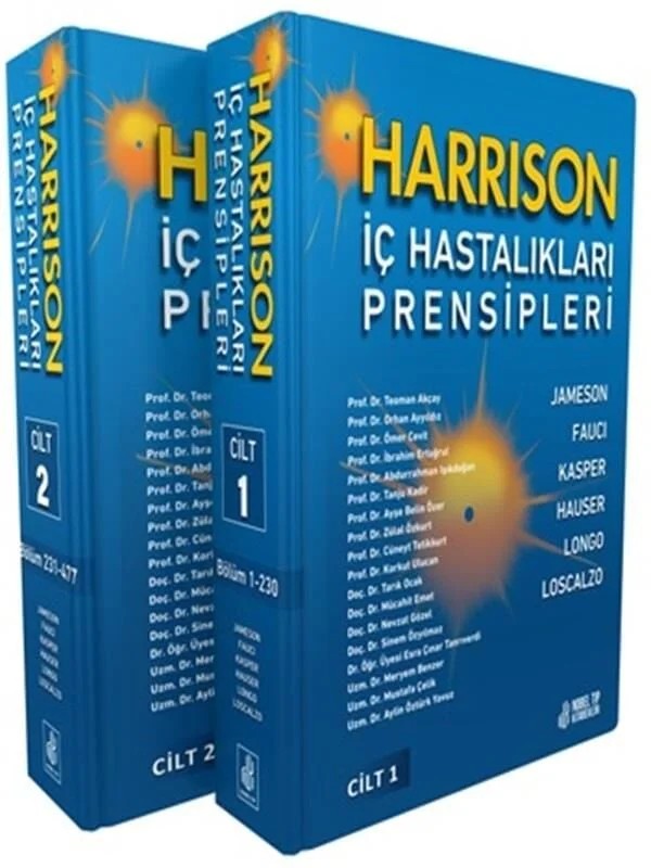 Harrison İç Hastalıkları Prensipleri Cilt: 1-2 – Nobel Tıp Kitabevleri kitap kapağı