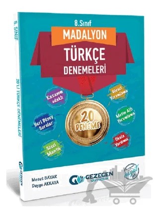 8. Sınıf Türkçe Madalyon 20 Deneme – Kolektif – Gezegen Yayıncılık kitap kapağı