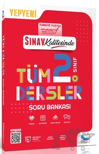 Sınav Kalitesinde 2. Sınıf Tüm Dersler Soru Bankası – Kolektif – Sınav Yayınları kitap kapağı