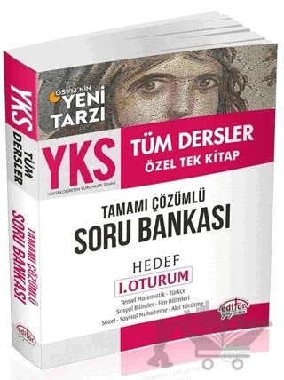 2018 YKS Tüm Dersler Özel Tek Kitap Tamamı Çözümlü Soru Bankası – Kolektif – Editör Yayınevi kitap kapağı