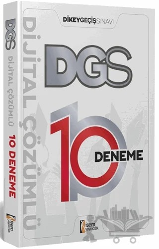 2021 DGS Dijital Çözümlü 10 Deneme – Kolektif – İSEM Yayıncılık kitap kapağı