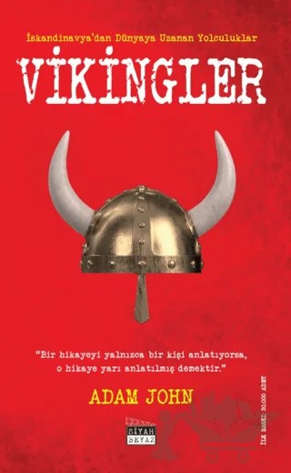 Vikingler – Adam John – Siyah Beyaz Yayınları kitap kapağı